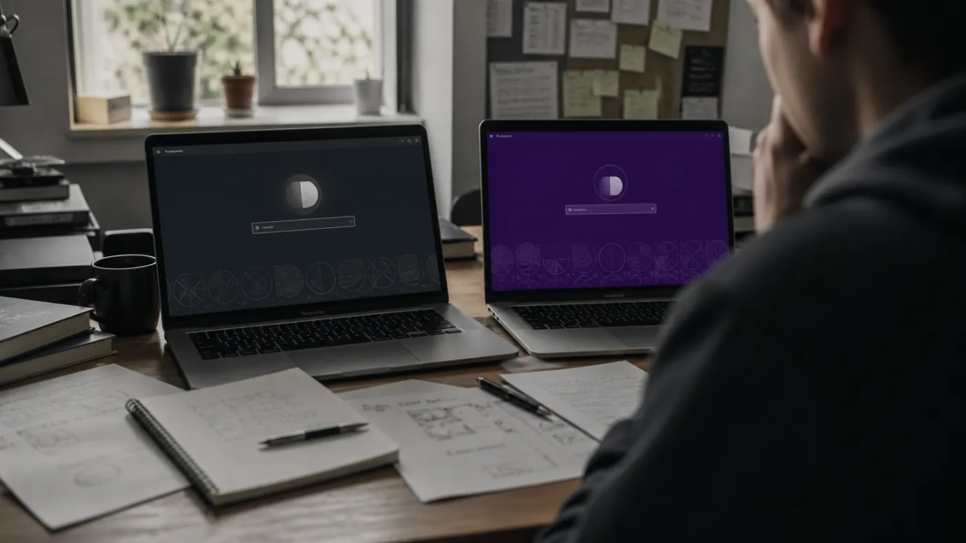 user comparing Tor Browser and Tor Browser Alpha